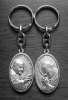 Saints John XXIII and John Paul II Keychain